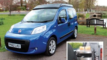 The Wheelhome Vikenze II – just right for one, with an induction hob and a useful grill