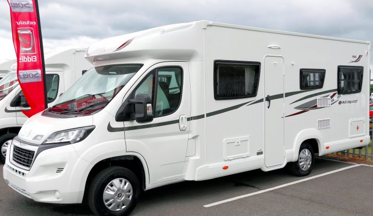 The Elddis Autoquest 196 has the brand's 2017-season low-level chassis and an eye-catching, family-friendly layout