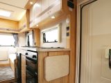 Just in case you need extra serving space at mealtimes, this handy extension flap is on call – read more in the Practical Motorhome 2017 Elddis Autoquest 196 review
