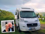 Married life and motorcaravanning go hand-in-hand for this happy couple