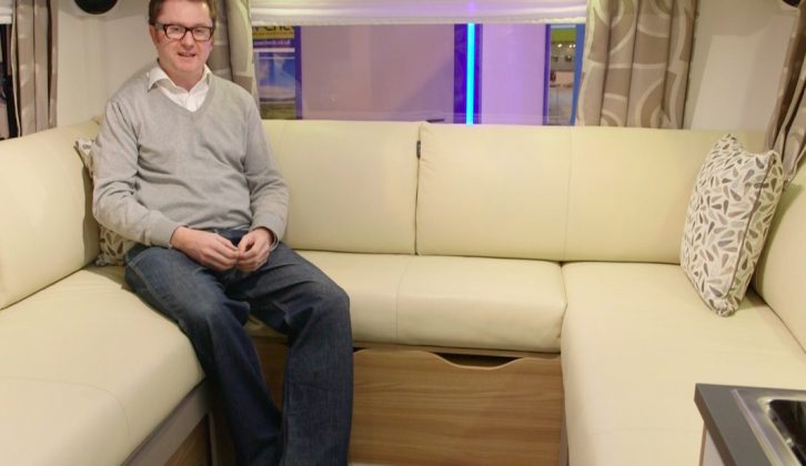 The sumptuous rear lounge of the 2017 Bailey Autograph 68-2 is just one feature our Editor thinks buyers will like