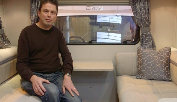 Two lounges help make this 2017 Elddis Autoquest 196 great for families