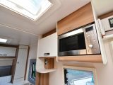 There's an 800W microwave, but it's sited quite high – however we like the stylish locker design