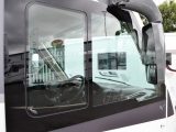 The cab window of the Mobilvetta K-Yacht Tekno Line MH-80 has no B-pillar, giving you a clearer view than is usual in Continental A-class motorhomes