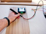 Plan the unit’s position on the end panel before refitting it – mark and drill a hole