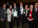 The Scarborough West Ayton Wardens win the multi-couple Sites in Bloom award, and celebrate with Regional Manager, Phil Monkman