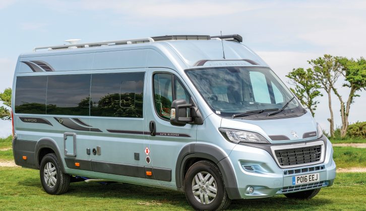 Its 3500kg MTPLM means anyone with a driving licence can get behind the wheel of the Auto-Sleeper Fairford