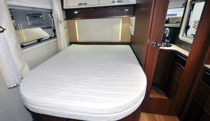 Is it still an island bed? The rear double bed is set close to the offside wall of the motorhome