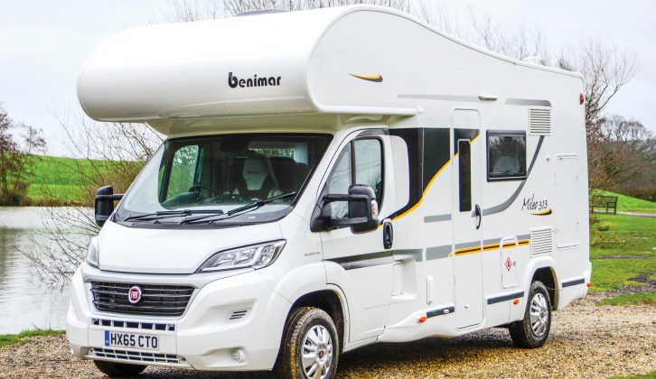 Here we are testing a 2016 model – read our Benimar Mileo 313 review for details of the 2017-season updates