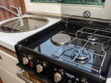 The electric hob provides a useful backup if gas supplies are running low and hook-up is available