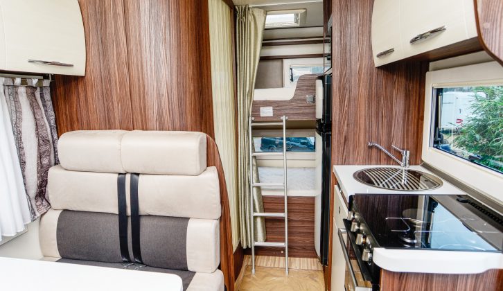 The intelligent use of space fits a lot in, but never makes the Benimar Mileo 313 feel cramped