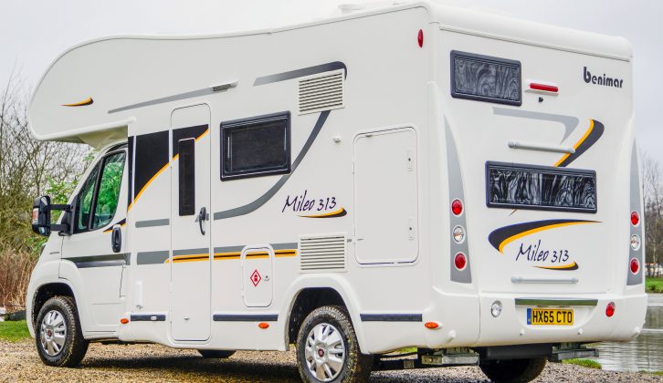 This motorhome's licence-friendly 3500kg MTPLM can be raised to 3650kg free of charge