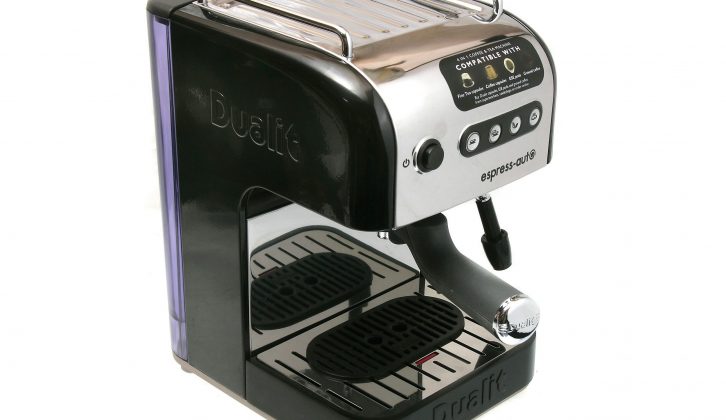 The second Dualit model on test here is the Espress-Auto 4 in 1 Coffee and Tea Machine