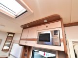 The microwave isn't as high as on some other motorhomes, so should suit more buyers – read more in the Practical Motorhome Elddis Encore 254 review