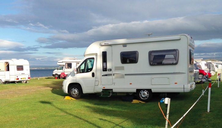 In 2010, the couple replaced their Auto-Trail with this end-lounge Bessacarr motorhome