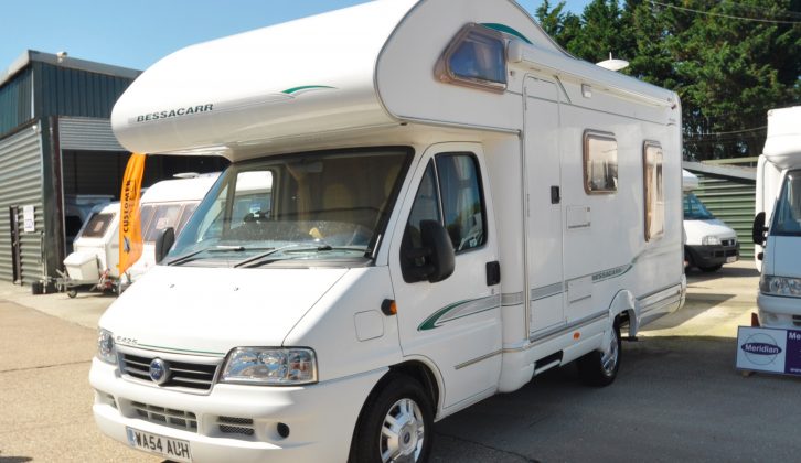This used Bessacarr motorhome has a 507kg payload and has done under 40,000 miles