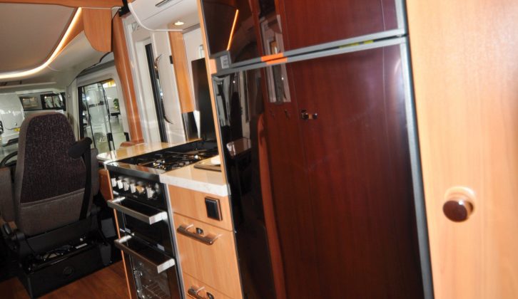 This generous fridge-freezer will mean you can tour for some time without needing to re-stock