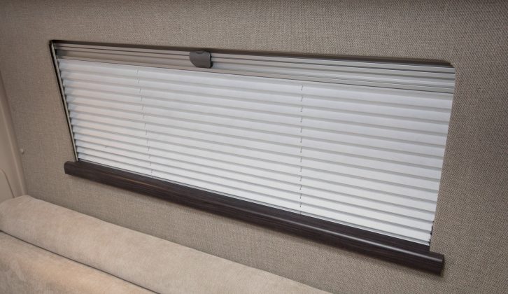 Blinds and flyscreens are fitted to all windows as standard on Autocruise Select motorhomes
