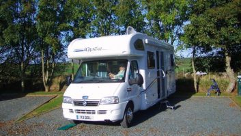 Mary and Derek loved holidays in their Lunar Roadstar, but eventually decided it was too big