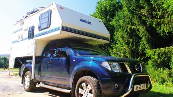 This demountable rides on a Nissan Navara pick-up that has been modified for the task