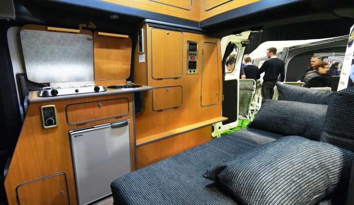 Despite its compact dimensions, a lot has been packed into this Nissan Cub camper