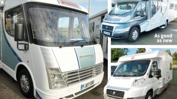 End-lounge layouts are popular with British motorcaravanners, so here are three used examples to show you what's out there!