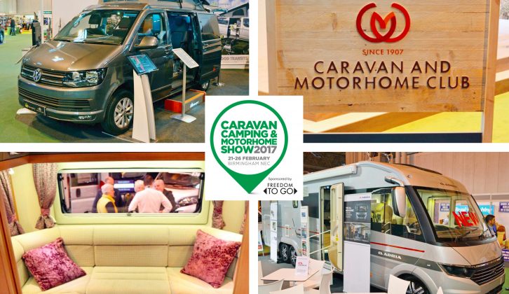 Going to this week's Caravan, Camping and Motorhome Show at the NEC Birmingham? Here's a taste of the action