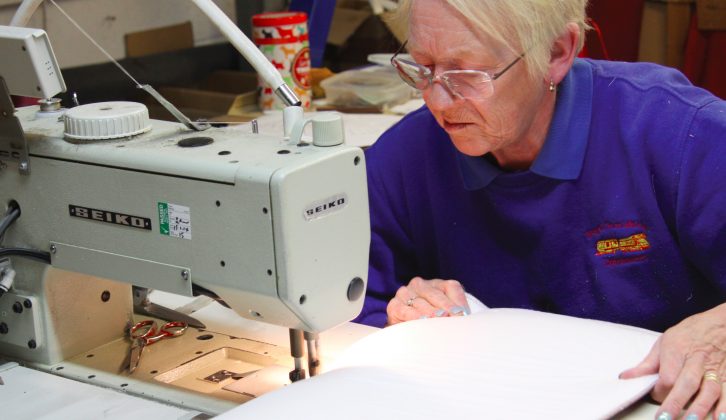 A centre section of seating is quilted using foam and precise stitching