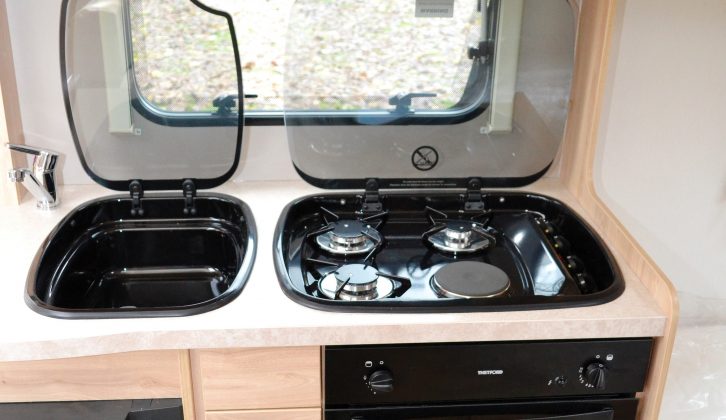 The kitchen gets a dual-fuel hob in the Marquis Majestic