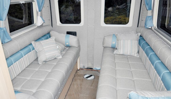 Just look at that large, triple-aspect rear lounge – it's easy to see why this has long been a popular layout with British motorcaravanners