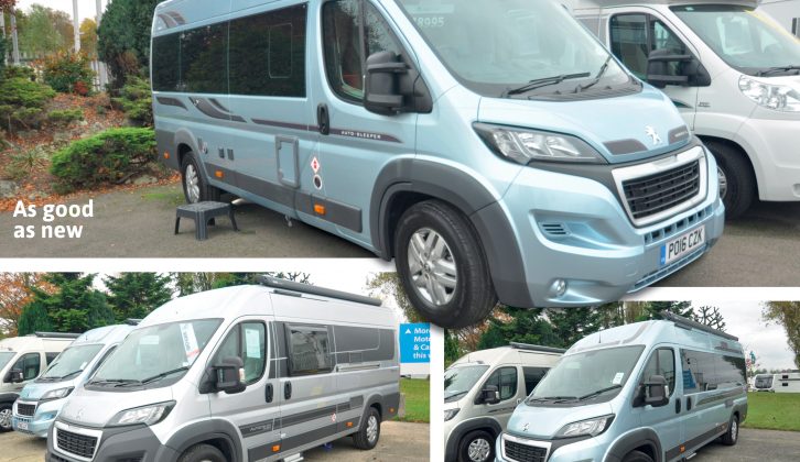 These three used motorhomes for sale at Marquis are all on 6.36m-long Fiat Ducato/Peugeot Boxer chassis
