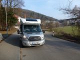 The Ford Transit base vehicle meant the Tessoro was a great drive