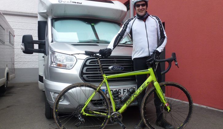 The Benimar Tessoro 481 proved to be the perfect base for one man and his bike