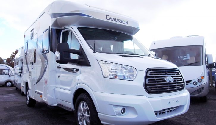 You can get the 2017 Chausson Flash 530 on the Ford Transit (as tested) or on the Fiat Ducato