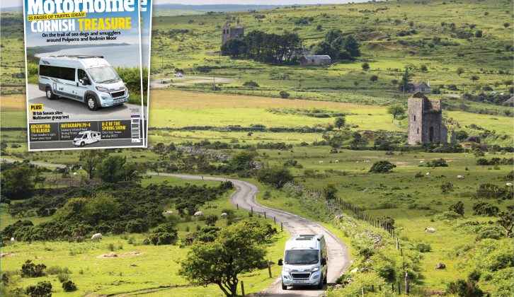 Discover the delights of Cornwall in the June 2017 edition of Practical Motorhome magazine