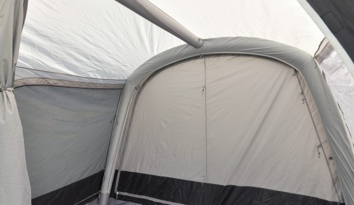 The built-in groundsheet is made of thick polyester, which suits the more nomadic, motorcaravanning lifestyle