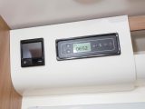 Easy-access controls for the lights and the Alde heating just above the habitation door mean that you can quickly get comfy