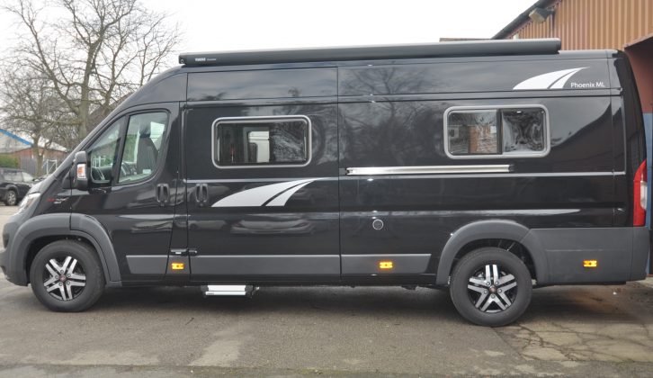 This Fiat Ducato Maxi-based ’van is 6.36m long, 2.05m wide and 2.60m tall