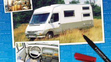 All Ecovip ’vans were white and burnished gold – find out what to look for if you fancy one of these motorhomes