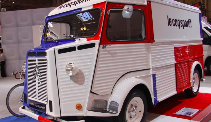 Citroën marked the Type H van's 70th anniversary at the 2017 CV Show