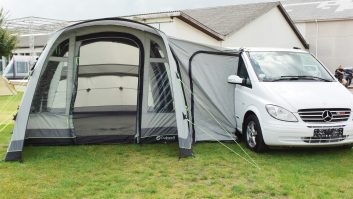 Perfectly suited to a camper van, the Outwell Ocean Road SA can up the sleeping accommodation by five, if you really want to push it