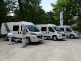 At 6.36m long, the V 65SL (in the foreground) is the larger of Sun Living's two van conversions