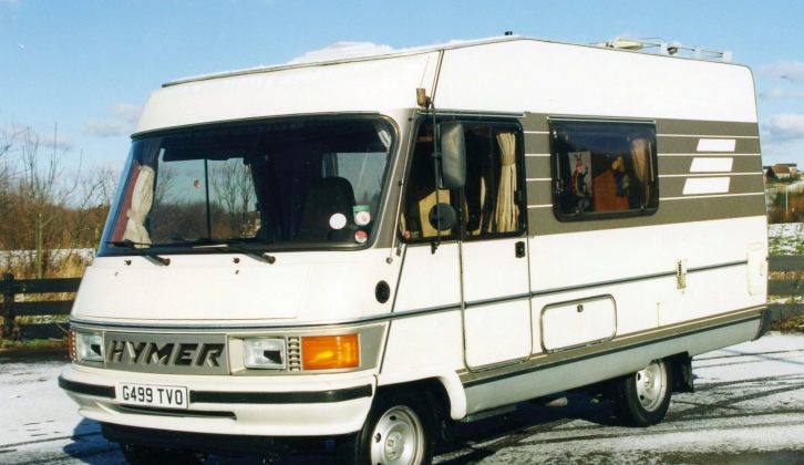 The Hymer B520 is a good option for couples – it became the B524