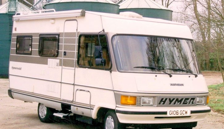 The Hymer B544 was introduced in 1986 and has a very family-friendly layout