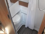 This clever, space-saving sliding toilet features in three 2018-season Pilote Foxy Vans