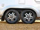 Tandem rear axles provide great roadholding, assured braking and a 1000kg-plus payload – these alloys look the part, too