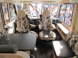 Inside the light-filled dinette of the Sunlight I 68, which costs from £59,750 OTR
