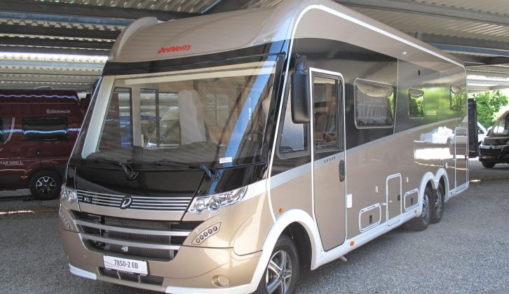 The opulent Globetrotters are close to/over £100,000 – this is the four-berth XL I7850-2 EB
