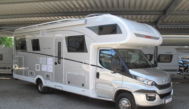 The Globetrotter XXL A 9000-2 sleeps six and is also priced at an eye-watering £117,990
