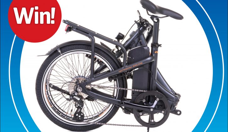You could win this fab folding electric bike!